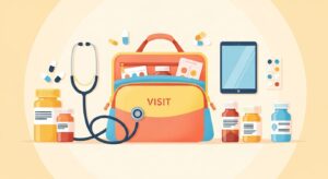 在宅薬剤師の訪問バッグ