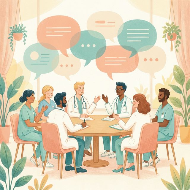 サービス担当者会議の様子