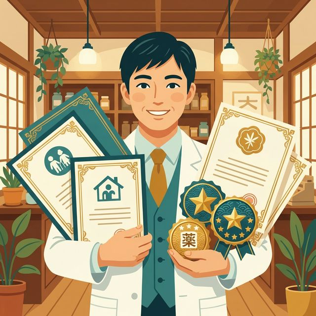 在宅薬剤師の資格と認定証