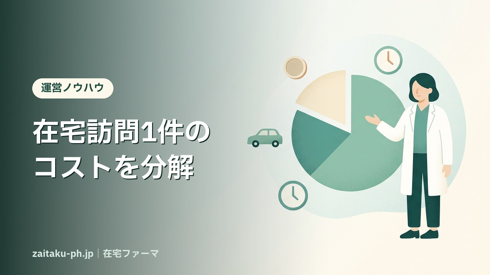在宅訪問1件のコストを分解｜在宅ファーマ