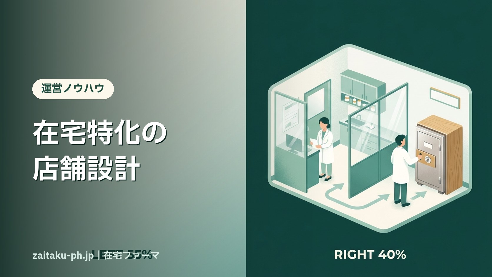 在宅特化の店舗設計|在宅ファーマ