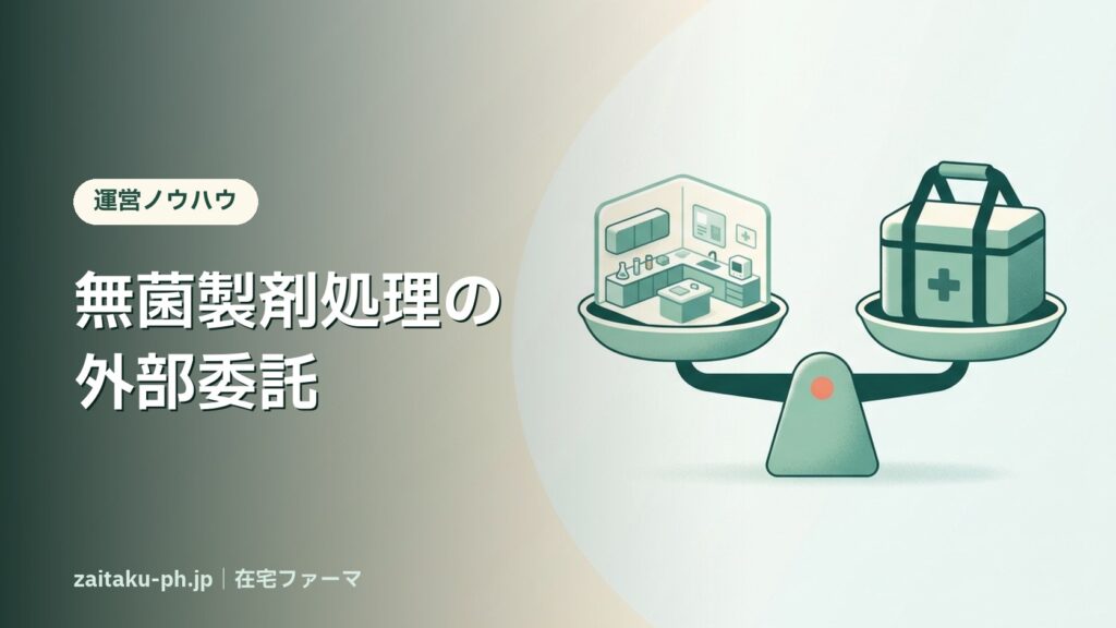 無菌製剤処理の外部委託｜在宅ファーマ