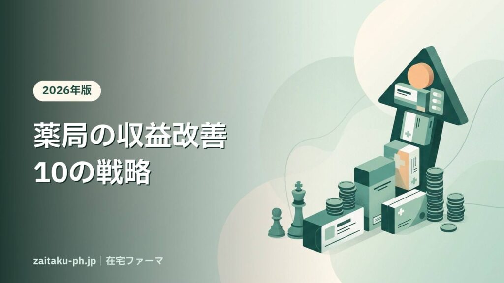 薬局の収益改善10の戦略｜在宅ファーマ