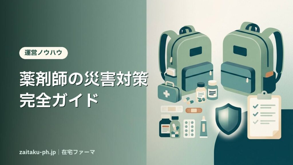 薬剤師の災害対策完全ガイド｜在宅ファーマ