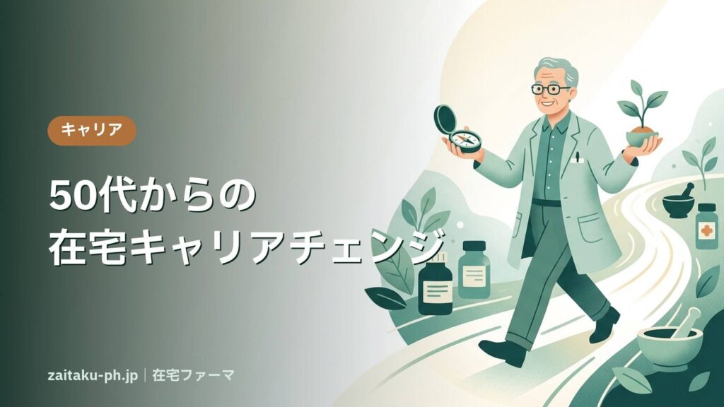 50代からの在宅キャリアチェンジ｜在宅ファーマ