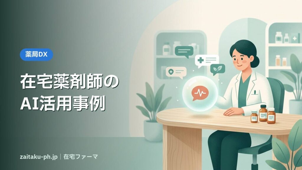 在宅薬剤師のAI活用事例｜在宅ファーマ