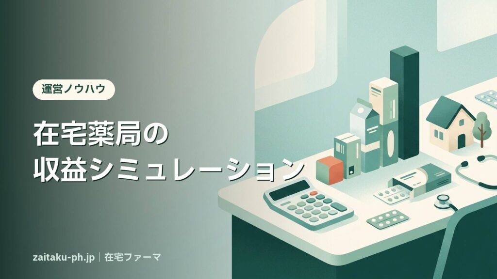 在宅薬局の収益シミュレーション｜在宅ファーマ