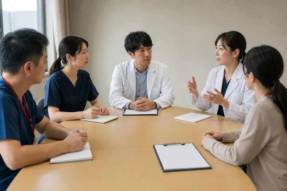 多職種が集まるサービス担当者会議