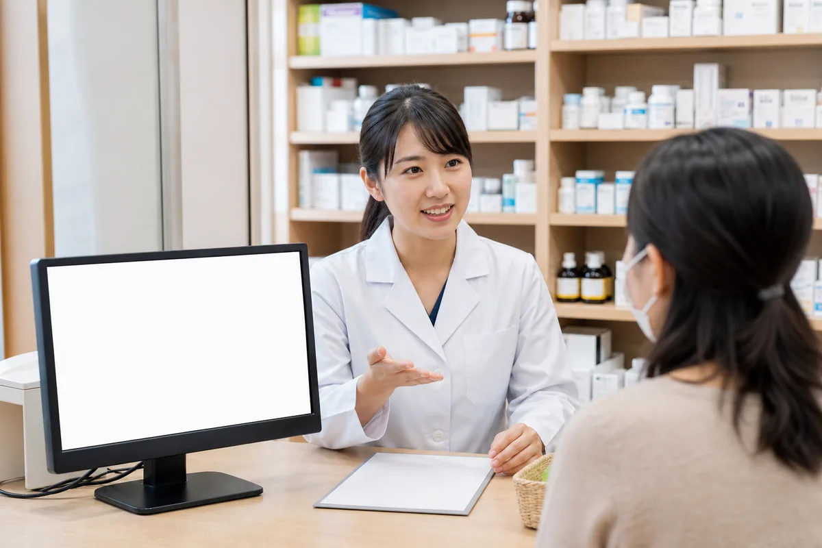 オンライン服薬指導を行う薬剤師