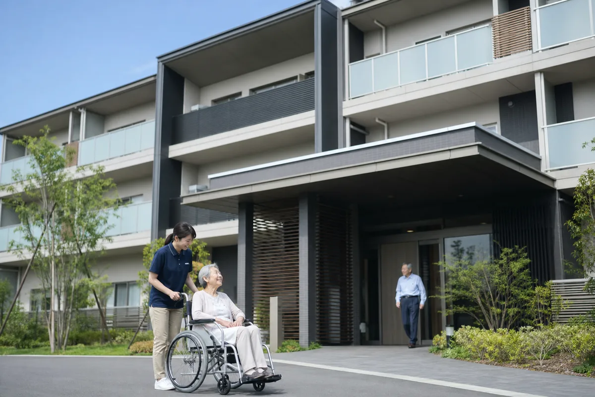 サービス付き高齢者向け住宅の外観
